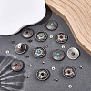 12 Sets 2 Styles Alloy Decorative Rivets BUTT-CP0001-07A-3