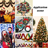 25 Yards Polyester Filigree Sparkle Tinsel Hanging Garland DIY-CY0001-97B-4