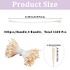 Gypsum with Cotton Cord Artificial Flower Core DIY-WH20007-36A-10-2