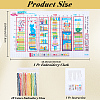 1 Bag Bookmarks Painting Needle Felting Kit for Beginners DIY-CP0013-36A-2