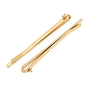 304 Stainless Steel Hair Bobby Pins Findings STAS-F329-02B-G-2