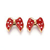 Ion Plating(IP) 304 Stainless Steel Enamel Beads STAS-N114-23K-G-1