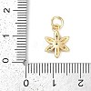 Rack Plating Brass Micro Pave Cubic Zirconia Pendants KK-H509-23G-04-3