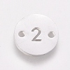 Tarnish Resistant Numbers 304 Stainless Steel Links STAS-M274-035P-2-2