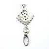 Alloy Rhinestone Snap Pendant Making X-PALLOY-Q315-05-2