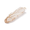 Natural Quartz Crystal Big Pendants PALLOY-JF01557-04-2