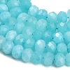 Faceted Dyed Natural White Jade Beads Strands GG-CBAE966-01B-M-3