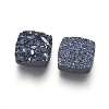 Imitation Druzy Gemstone Resin Beads X-RESI-L026-K02-1