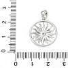 Brass Micro Pave Cubic Zirconia Pendants LS-KK-F914-02B-P-3