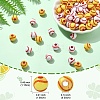 Opaque Acrylic Beads OACR-YW0002-06A-3