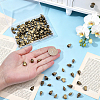 120Pcs 3 Styles CCB Plastic with Alloy Cord Ends FIND-WR0013-11-3