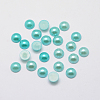 Imitated Pearl Acrylic Cabochons OACR-H001-W-1