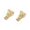 Alloy Clip-on Earring Findings LS-PALLOY-M208-01G-2