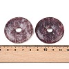 Natural Lepidolite Pendants G-K099-40mm-02-3