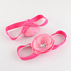 Elastic Baby Cloth Flowers Foot Bands OHAR-R106-06-1