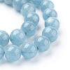 Natural White Jade Beads Strands G-G051-R1-10mm-3