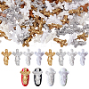 140Pcs 4 Colrs Virgin Mary Resin Cabochons MRMJ-OC0003-38-1