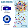 300Pcs Opaque Resin Beads RESI-PA0001-11-2