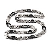 201 Stainless Steel Links Chain Necklace NJEW-F222-38EBP-05-1