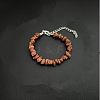 Synthetic Goldstone Chip Beaded Bracelets for Women IW6789-16-1