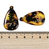 Epoxy Resin Pendants RESI-S09-01Q-RS-3