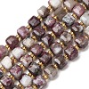 Natural Plum Blossom Tourmaline Beads Strands GG-CBAC972-A02-01-2