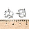 SHEGRACE Brass Micro Pave Cubic Zirconia Pendants XGRQ3P202-623P-3