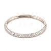 Brass Micro Pave Cubic Zirconia Bangles BJEW-F416-01P-1