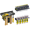 3 Bags 3 Styles Carbon Steel Wall-Mounted Plisers Screwdriver Wrench Holder ODIS-UN0001-39-1
