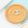 4 Sets 2 Colors Acrylic Finger Rings for Women RJEW-GO0001-23-4
