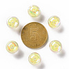 Transparent Acrylic Beads X-TACR-S152-15B-SS2105-3