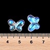 AB Color Plated Transparent Glass Beads GLAA-Z020-01A-3