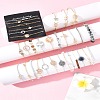 8Sets 8 Styles Iron Alloy Link Bracelets Set for Women BJEW-FS0001-10-1