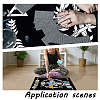 CREATCABIN 2Pcs 2 Style Cloth Square Altar Tarot Tablecloth AJEW-CN0001-17B-5