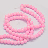 Baking Painted Glass Round Bead Strands DGLA-Q019-8mm-43-3