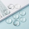 Transparent Glass Cabochons X-GGLA-R026-30mm-8