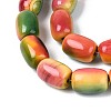 Dyed Natural Agate Beads Strands G-T144-35-3