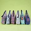 6Pcs 6 Colors Polyester Tarp Zip Cosmetic Pouches ABAG-SZ0001-25-6