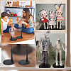 Adjustable Iron Doll Stands with Plastic Base ODIS-WH0331-18-5