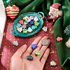 22Pcs 11 Colors Handmade Porcelain Beads PORC-TA0001-34-6