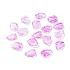 Two-Tone Transparent Glass Charms GLAA-H016-15X-1