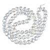 Electroplate Glass Beads Strands EGLA-S188-14-B03-3