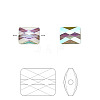Austrian Crystal Rhinestone Beads X-5055-8x6-001PARSH(U)-1