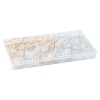 200Pcs 2 Colors Frosted Plastic Petal Pendants KY-FS0001-49-8