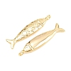 Brass Pendants KK-P353-11G-05-6