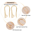 30Pcs Rack Plating Brass Earring Hooks KK-DC0002-39-4