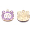 Alloy Enamel Pendants ENAM-N054-74B-3