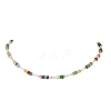 Natural & Synthetic Mixed Stone Bead Necklaces NJEW-JN06624-2