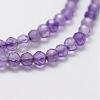 Natural Amethyst Bead Strands G-G663-17-2mm-3