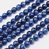 Round Natural Kyanite/Cyanite/Disthene Bead Strands G-I165-01-7mm-01-1